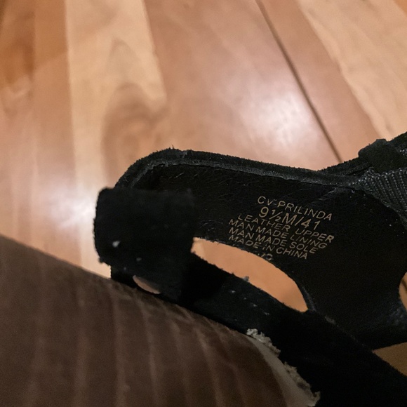 Crown Vintage Prilinda platform leather sandals with heels, size 9.5/41 - Picture 8 of 8